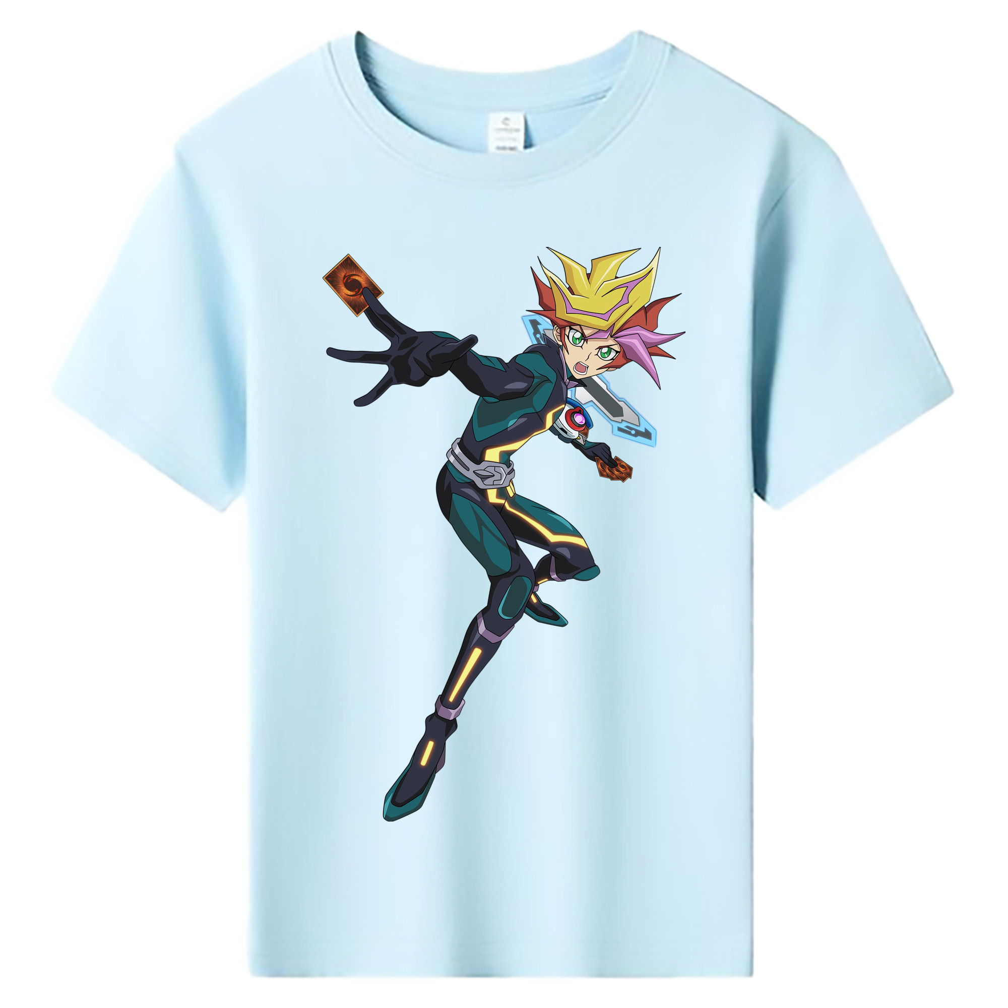（画像用） 遊☆戯☆王 Yu-Gi-Oh! 綿100％キッズTシャツ（フロントプリント）
